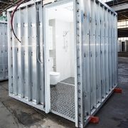 BUILDOM ™ pods are built to completion off-site whilst on-site construction works progress