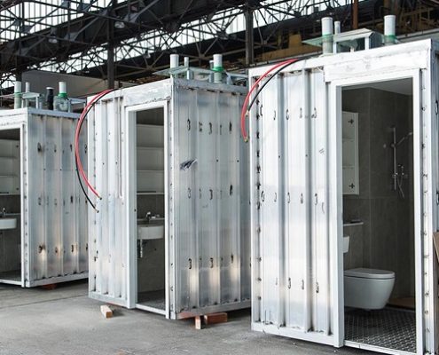 BUILDOM ™ superior quality bathroom Pods are built to suit any floor plan